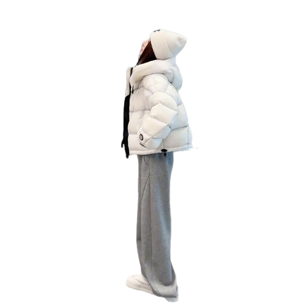 Set Invernale Elegante da Donna 2026: Giacca in Cotone con Cappuccio e Pantaloni Casual Modellanti