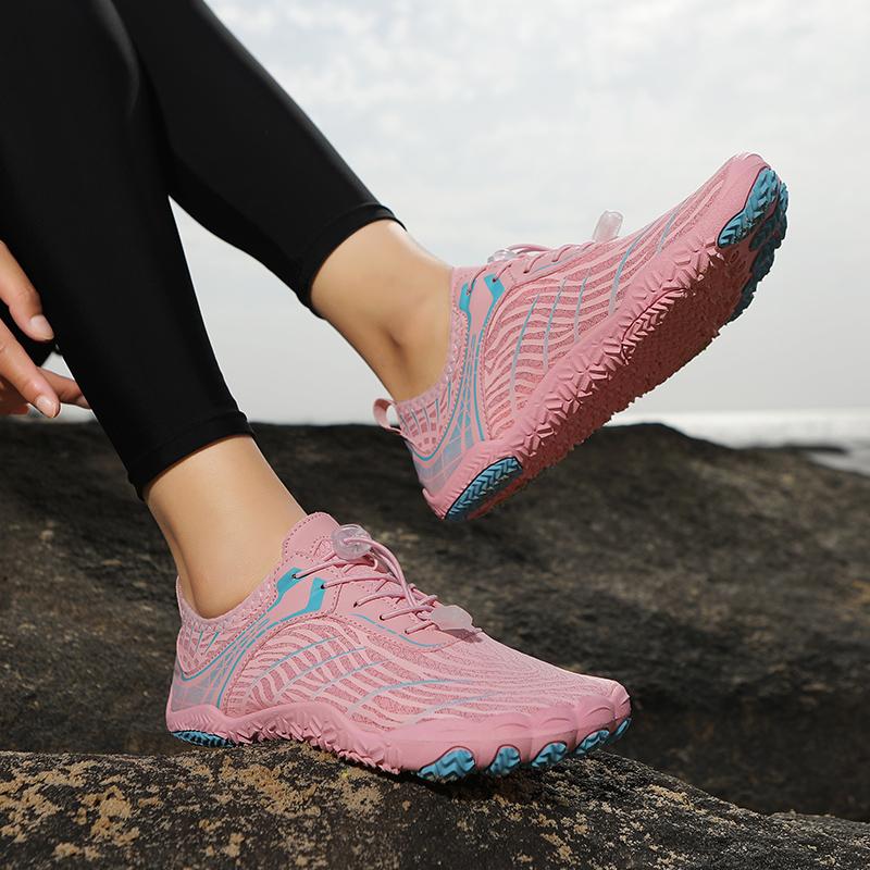 New Unisex Quick Dry Water Shoes Men Women Colorful Beach Swimming Surfing Seaside Aqua Shoes Couple Barefoot Upstream Sneakers