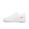 Nike Air Force 1 Low Grade School 'Multi-Swoosh' (Unisex) White / Particle Grey / Photon Dust / Bright Crimson Kids' Skateboarding Shoes