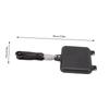 Square Frying Pan Aluminum Non Stick Pancake Pan Flipper Anti Scalding Handles Omelette Skillet Indoor & Outdoor