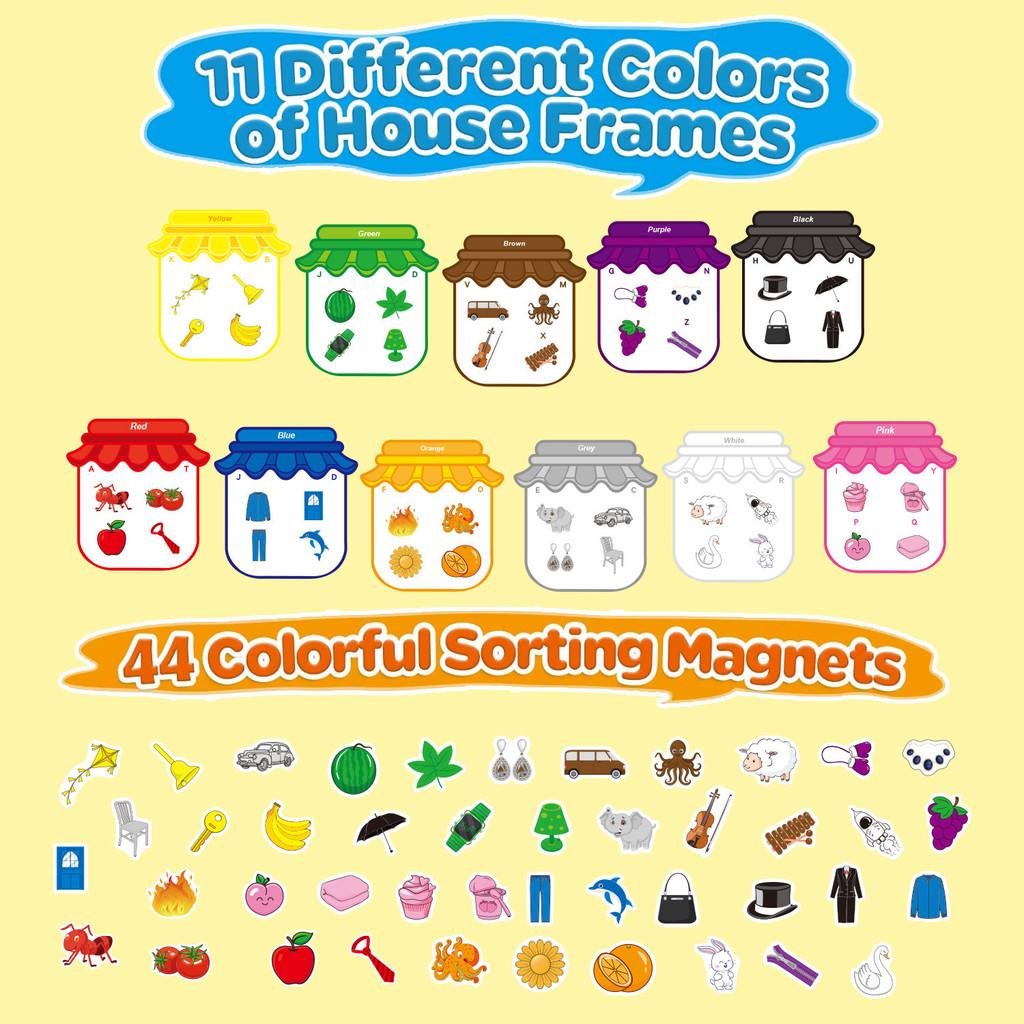 Magnetic Color Letter Puzzle Toy For Kids Educational Learning And Shape Matching