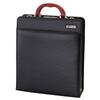[Foundation] Men's Business Bag, Polycarbonate, Water-Repellent, Vertical Design, A4 Size, 2-Way, Dulles Bag, Made In Japan [IS-9018] (Black)