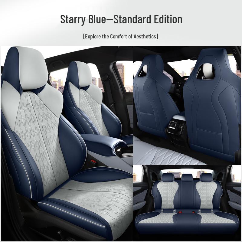 BYD Seal Seat Cover: Perforated, Breathable, Luxurious, Half-Pack Cushion for All Seasons.