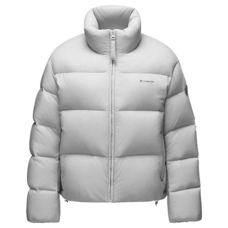 Tanboer Women's Stand Collar Short Puffer Down Jacket