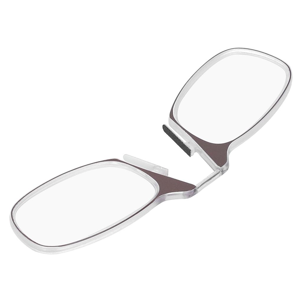 Reading Eyeglasses Blue Light Blocking Armless Glasses Nose Clip Glasses for Unisex Elderly