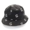 Stussy All-over Print Bucket Hat L Black Women Used