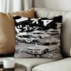 I-Initial D AE86 JDM Car Cushion Cover Inches Farmhouse Decor Home Throw Pillow Covers for Couch Decorations