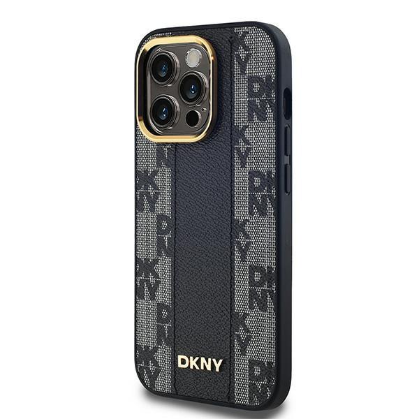Dkny Dkhmp14Xpcpvslk Iphone 14 Pro Max6.7 Czarny/Black Hardcase Leather Checkered Mono Pattern Magsafe