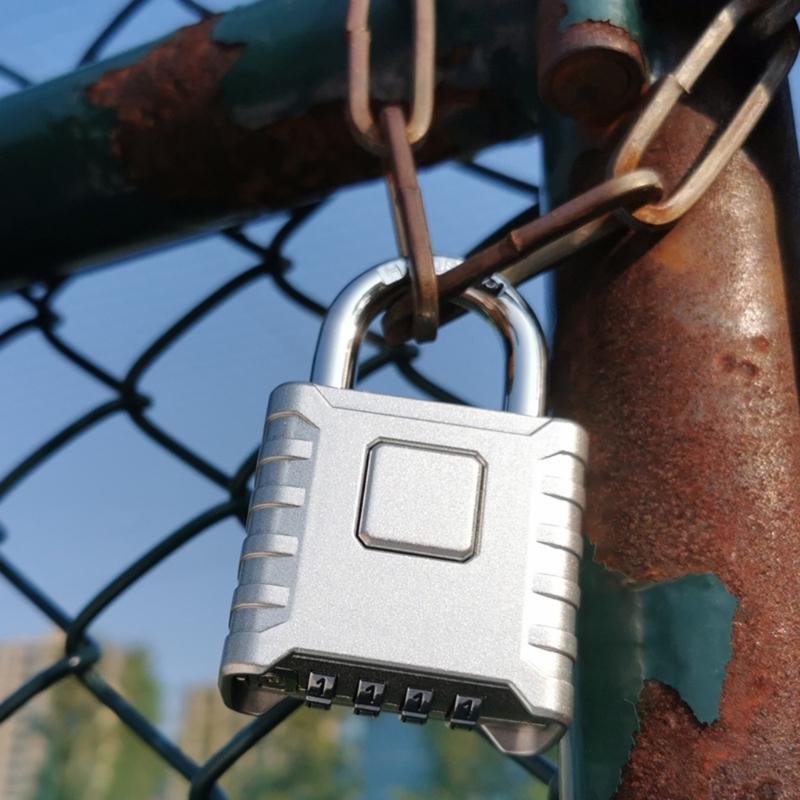 Heavy Duty Weatherproof Lock 4 Code Combination Lock Metal Lock for Outdoor Use