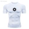 Compression Short Sleeve Shirt Men's Gym T-shirt Sweat Quick Dry Running Tights Sun Protection Long Sleeve Shirt Second Skin