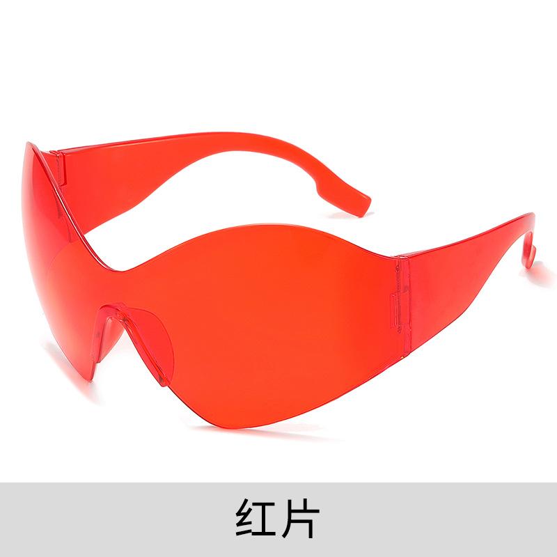 New Y2K Borderless Men Sunglasses Women's Fashion Street Shoot Sun Glasses Men's Cycling Driving Eyewear UV400