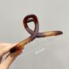 Korean Textured Jelly Color Versatile Shark Hair Clip for Styling