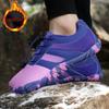 New Outdoor Trekking Cotton Shoes Barefoot Cotton Shoes Waterproof Lightweight Non Slip Five Finger Walking Shoes Thickened Warm