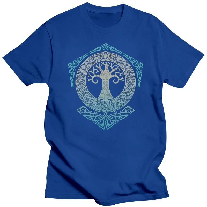 Yggdrasil T Shirt World Tree Tops Fashion Pattern Tee 2022 Summer Brand T-Shirt Odin Aesir Nordic Mythology Tshirt
