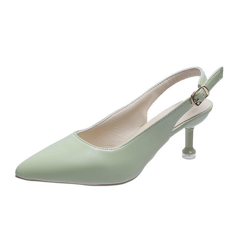 Seasonal spot 2021 new leather fashion single shoes Korean version fairy style small leather shoes work shoes