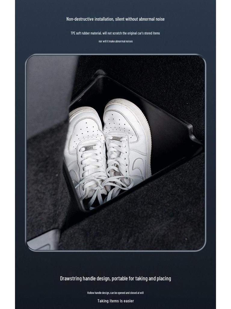 Passend für Tesla Model Y/3 Refresh Kofferraum Seitenaufbewahrungsbox & Seitentaschen Zubehör.