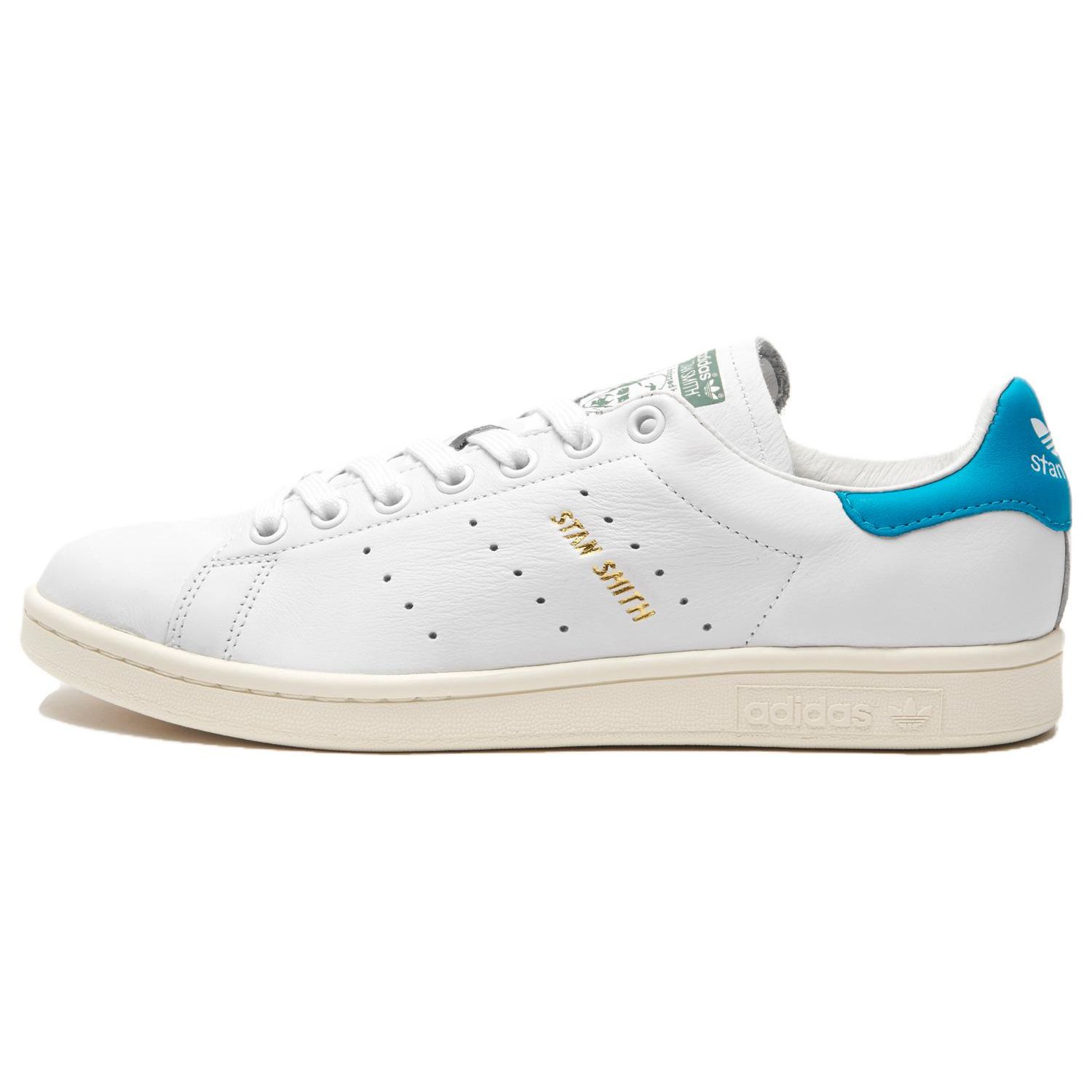 

Adidas Originals Stan Smith Non-Slip Wear-Resistant Breathable Low-Top Sneakers Men Sneakers White Blue BY9045 41⅓