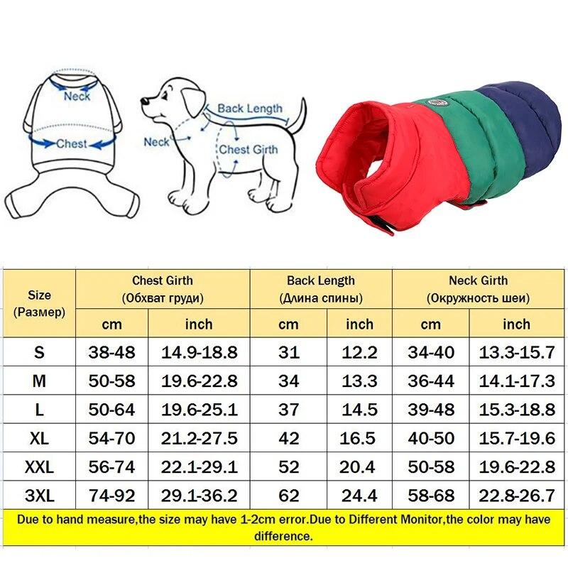 Winterkleidung für Hunde, wasserdicht, für Welpen, Kontrastfarbe auf beiden Seiten, für kleine Hunde, Yorkshire-Overall, Kleidung