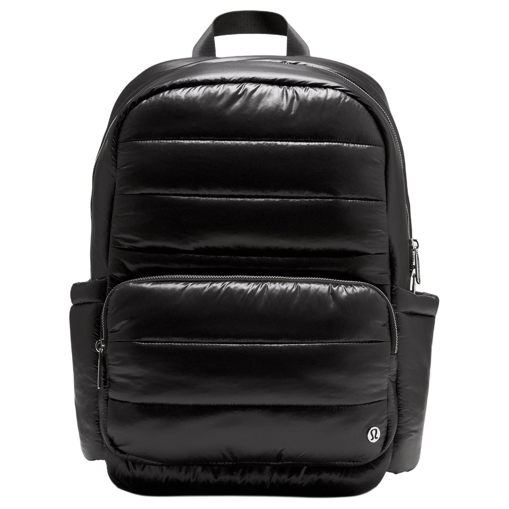 Lululemon Everywhere 22L Fashion Casual Versatile Waterproof Fabric Backpack Unisex Backpack Black LU9BZPS-0001 Black