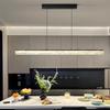 Modern Linear LED Dining Room Pendant Light