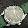 VINTAGE REFURBISHED CITIZEN AUTOMATIC 8200 JAPAN MENS GREEN DIAL WATCH a447163-1
