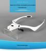 Five Magnification Lightweight 3.5x Head-mounted Reading Magnifier with Interchangeable Frame/Headband