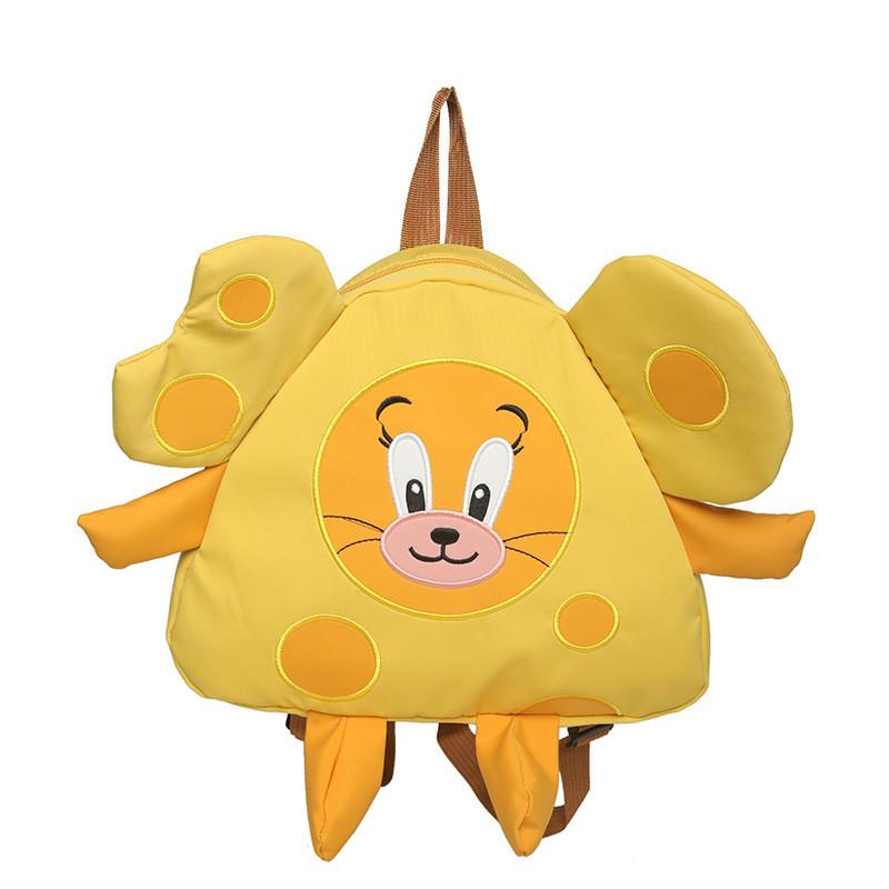 

Tom Cheese Cartoon And Jerry Backpack Large Capacity Bag Schoolbag Gift Kids Jerry