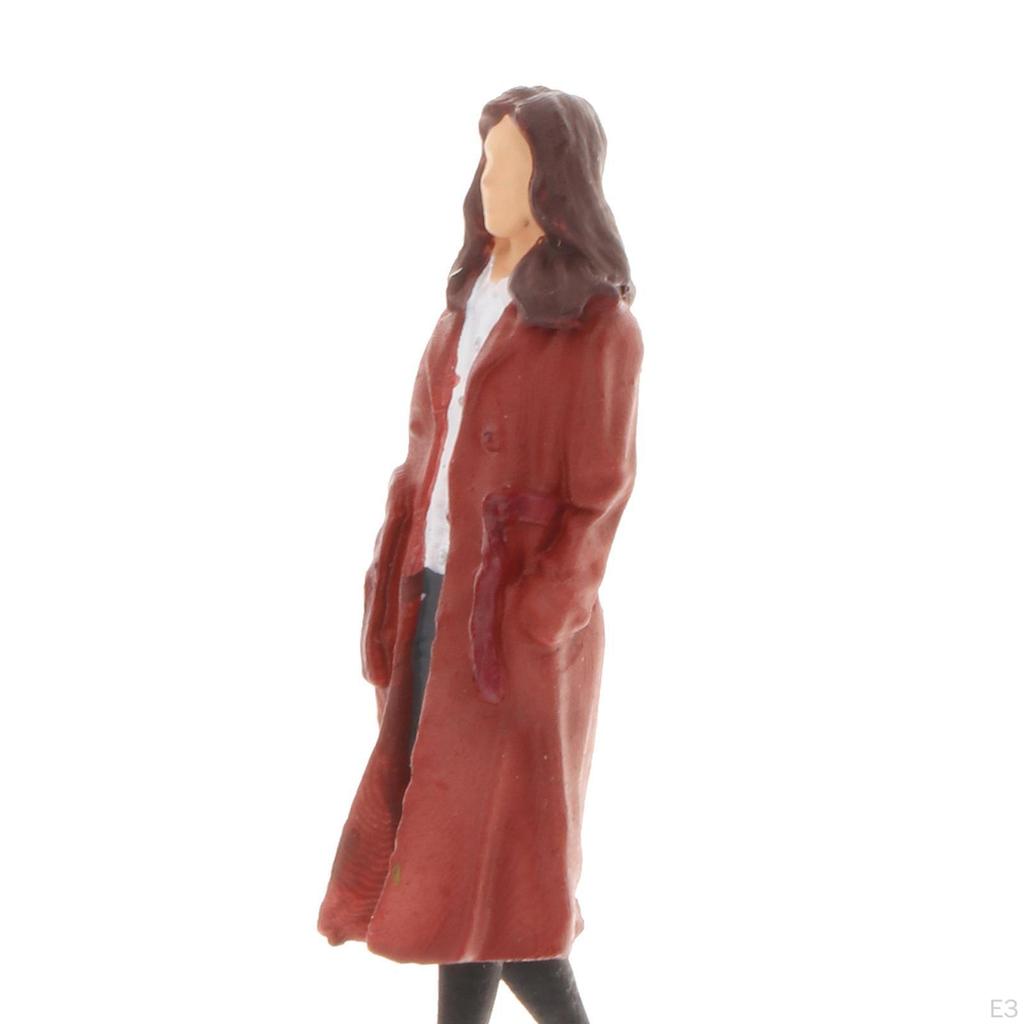 1/64 Figures Scale Diorama Hand Painted Statues Characters Doll Street