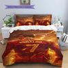 Cristiano Ronaldo Pattern Bedding,Quilt Set Quilt Cover Pillowcase Home Birthday Gift(1 * duvet cover + 2 * pillowcase, without core)