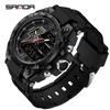 Sanda 6024 Outdoor Sports Shockproof Waterproof Luminous Watch - Unisex Multifunctional Electronic Watch