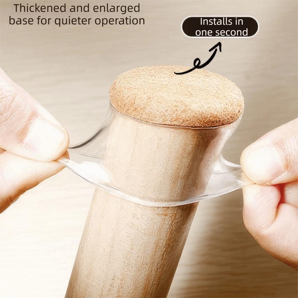 8pcs Anti-noise Slant Chair Cover Anti Slip Table Leg Protector Chair Foot Pad  Home Floor