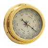 Set Stazione Meteo Barometro Marino 4 Pezzi Tipo a Parete Ottone per Cassa per