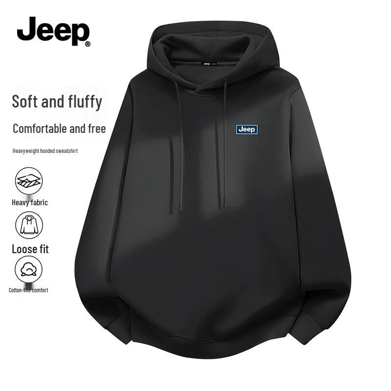 Jeep Men's 2025 Heavyweight Hooded Pullover Sweatshirt