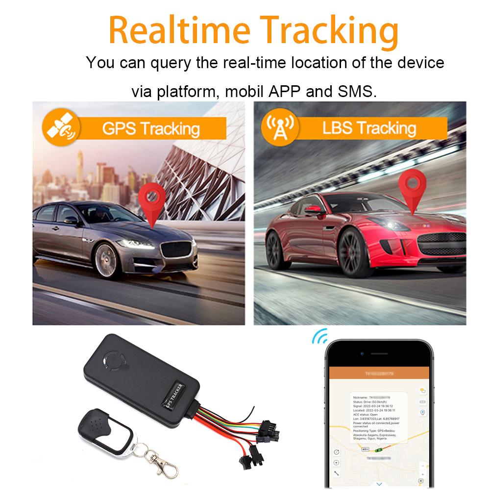 New GPS Tracking Satellite Car Locator Speaker Anti-theft Alarm Intercom Remote Control Fuel Cut-off