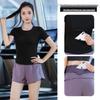 Damen High-Waist Hip-Lifting Yoga-Hosen-Set für Laufen und Fitness