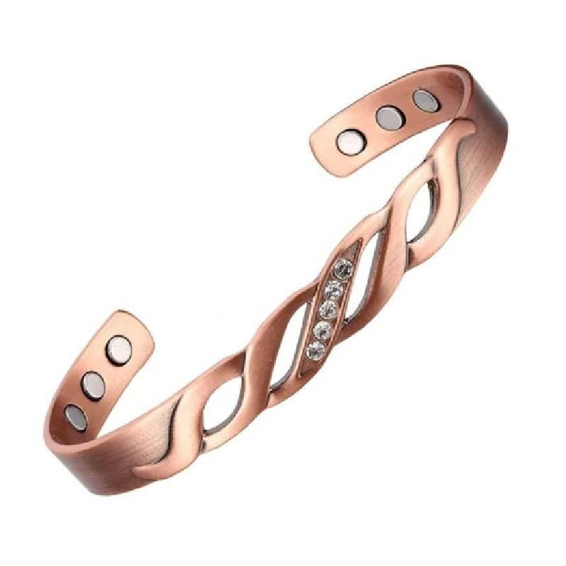 Alloy Material Bracelet With Electroplating Process Trendy Commuter Style