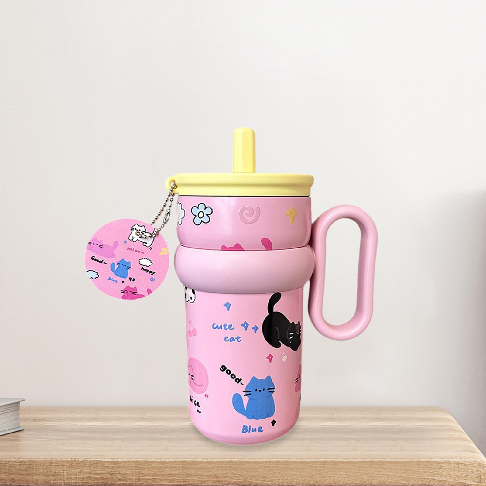 

Компактная кружка из нержавеющей стали для спорта и походов розовый