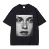 New Unisexs And Unisexs Versatile Tshirt Pattern Printed Summer Short Sleeve Street Style Casual Pure Cotton Clothing Tshirt