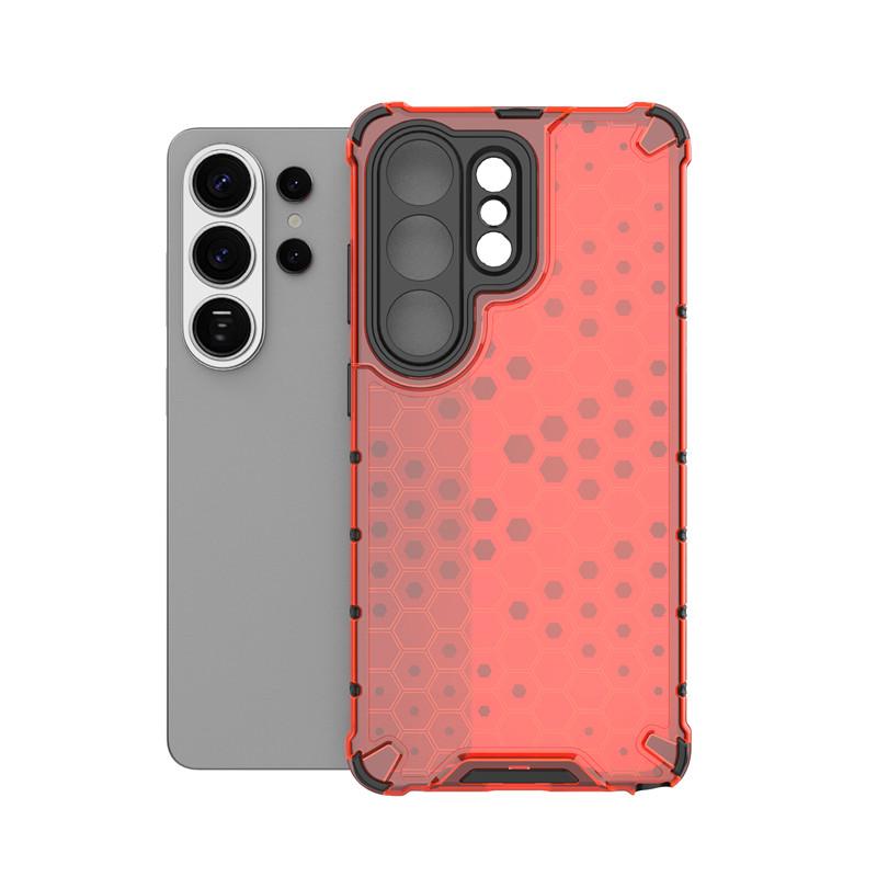 Honeycomb Minimalist Airbag Anti-drop Phone Case for Samsung Galaxy S26 Ultra Edge S26 Camera Protect Second Layer Cover Funda