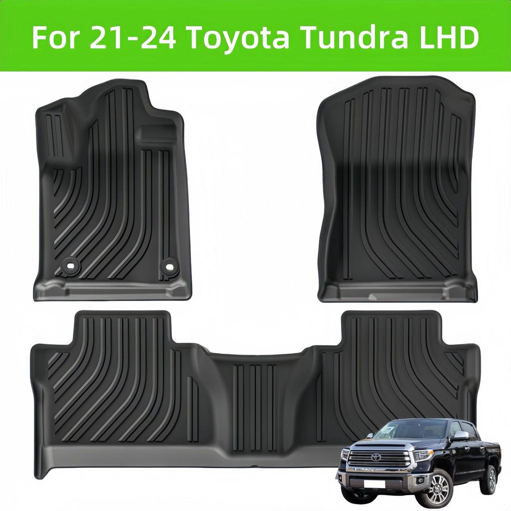 2021-2024 Toyota Tundra LHD TPE Car Floor & Rear Bucket Mat