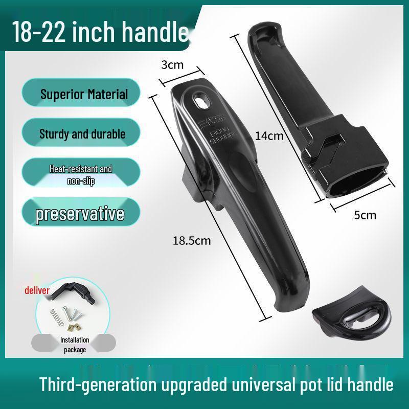 

Универсальные алюминиевые ручки для скороварки, запасные части Universal Single-hole Pot Ear x1