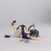 10CM Anime Game Blue Archive Kisaki Model OB11 Kneeling cheongsam dress Model Plaything Doll Aciton Model PVC Collection Gifts