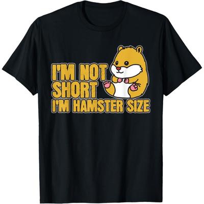 Hamster T Shirt Hammy Short Size Gift Funny Pet Animal Tee T-Shirt