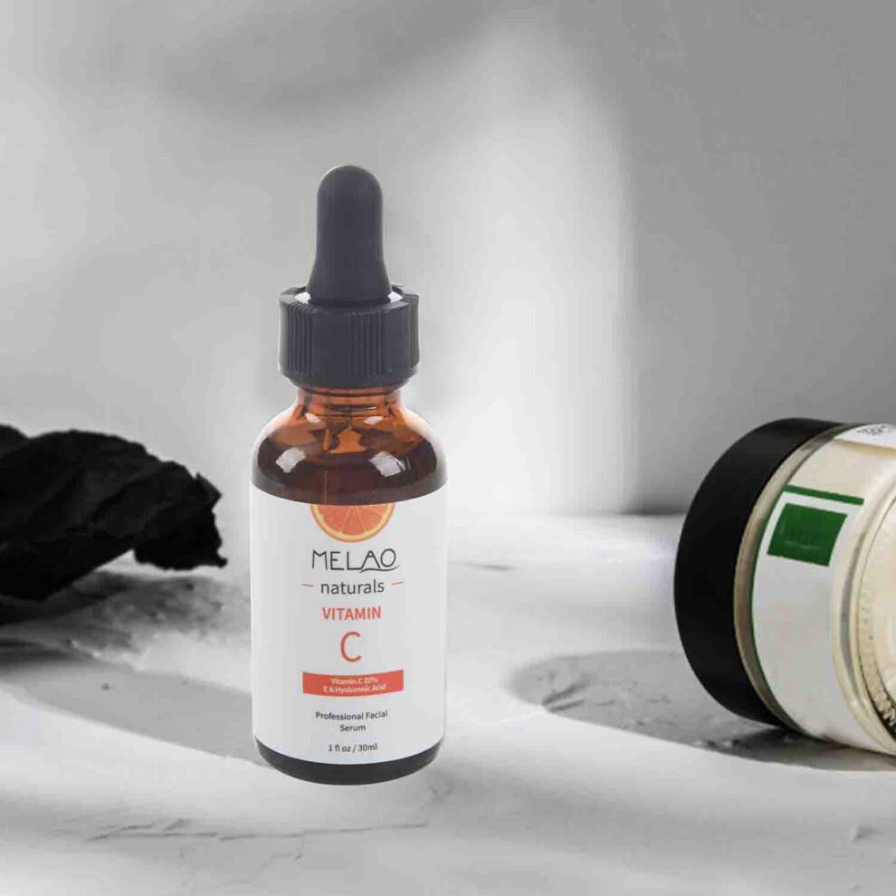6X MELAO Natuerliches Vitamin C Serum, 20% Vitamin C + E 30ML