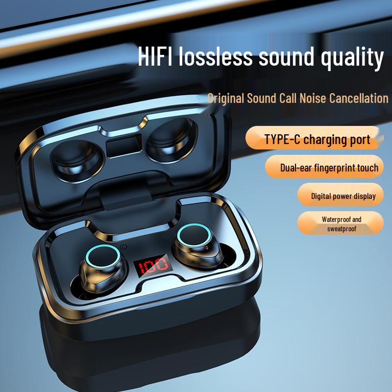 TWS-X10 High-Quality Wireless Bluetooth Earbuds Dual In-Ear Music Sound.