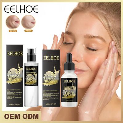 Salyangoz Yüz Serumu Nikotinamid Beyazlatma Sıkılaştırıcı Nemlendirici Kırışıklık Karşıtı Küçülen Gözenekleri Yüz Cilt Bakımı 30ml/100ml