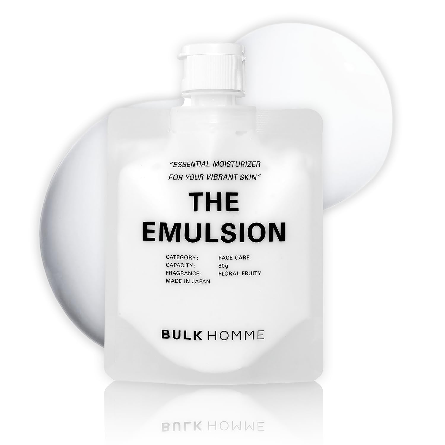 BULK HOMME Emulsion for THE for Sensitive High Moisture Retention Men, 80g, EMULSION, Oily, Skin,
