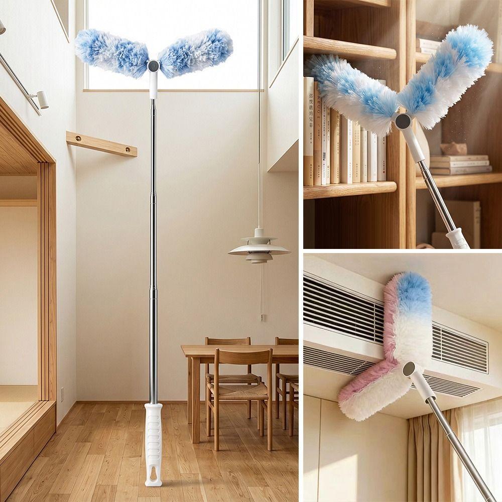Flexible Telescopic Duster Extendable Handle Household Dust Tool Cleaning Tool Window Cleaner