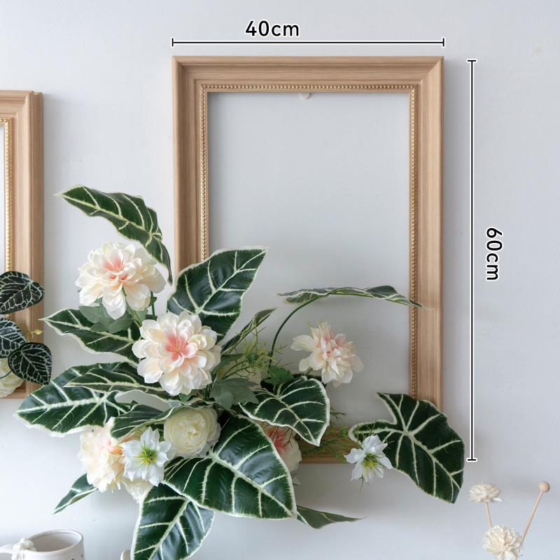 Floral Art Photo Frame Set for Wall and Window Decoration