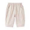 Babylove Unisex Summer Thin Cotton Cropped Casual Pants